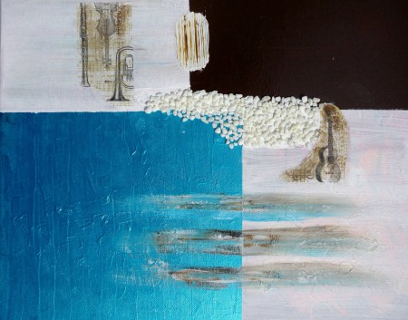 Musik  50/40   60 €  auf Keilrahmen